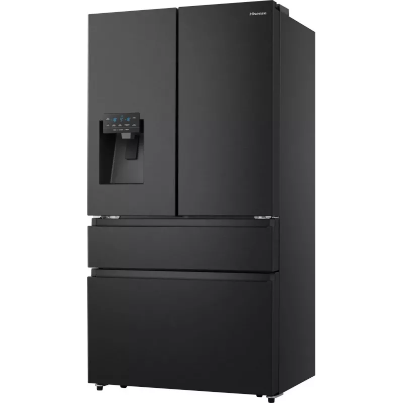 Šaldytuvas Hisense RF728N4SBFE šalia šaldiklio, laisvai pastatomas, 560 L, juodas