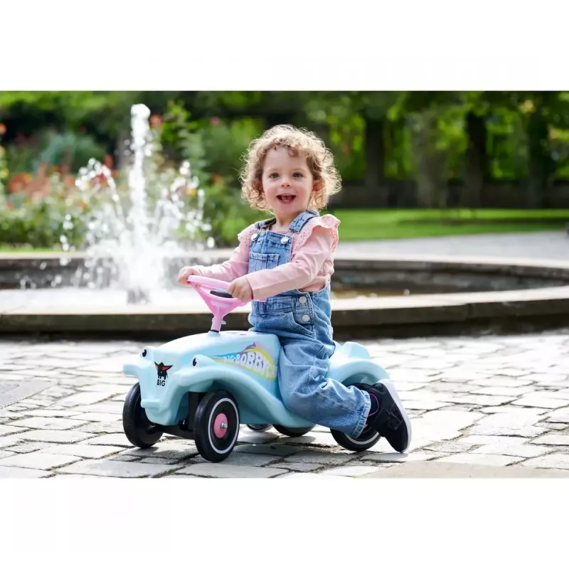 Vaikiškas automobilis BIG Bobby Car Push tipas 1 vartotojas 4 ratai Rožinė Turkio