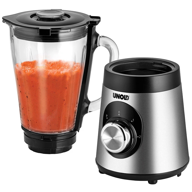 Stalinis blenderis Unold Edel 1,5 l 500 W Juodas, Nerūdijantis plienas, Peršviečiamas