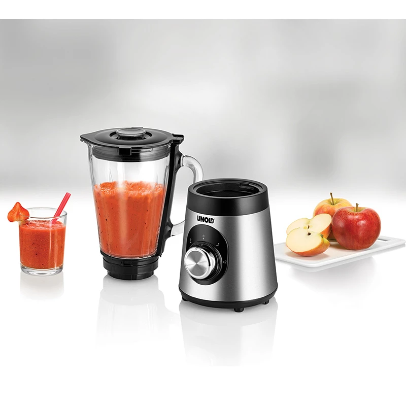 Stalinis blenderis Unold Edel 1,5 l 500 W Juodas, Nerūdijantis plienas, Peršviečiamas