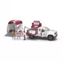 schleich HORSE CLUB Mobilus veterinaras su priekaba