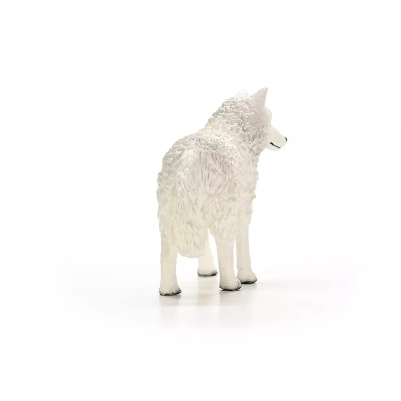Figūrėlė Schleich Wilk Polarny 14880 – gyvūno figūrėlė, detalus plastikinis modelis, kolekcinė žaidimo figūrėlė