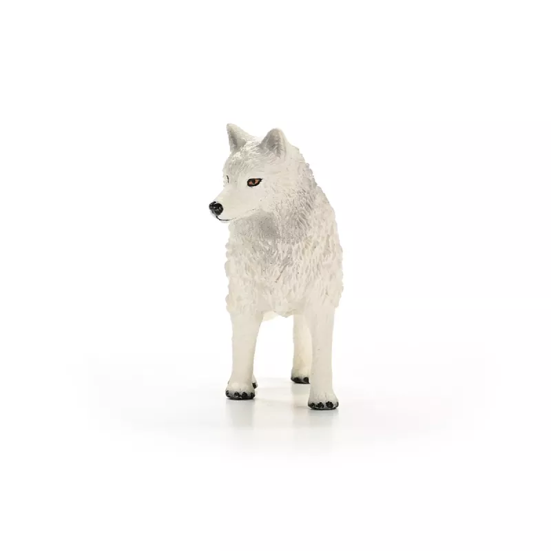 Figūrėlė Schleich Wilk Polarny 14880 – gyvūno figūrėlė, detalus plastikinis modelis, kolekcinė žaidimo figūrėlė