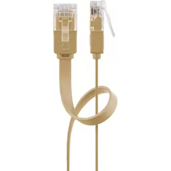 Tinklo laidas Goobay 95881 Šviesiai ruda 10 m Cat6 U/UTP