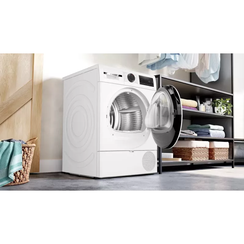 Bosch Serie 6 WQG241001 džiovinimo mašina Laisvai pastatoma Priekinis pakrovimas 9 kg Balta