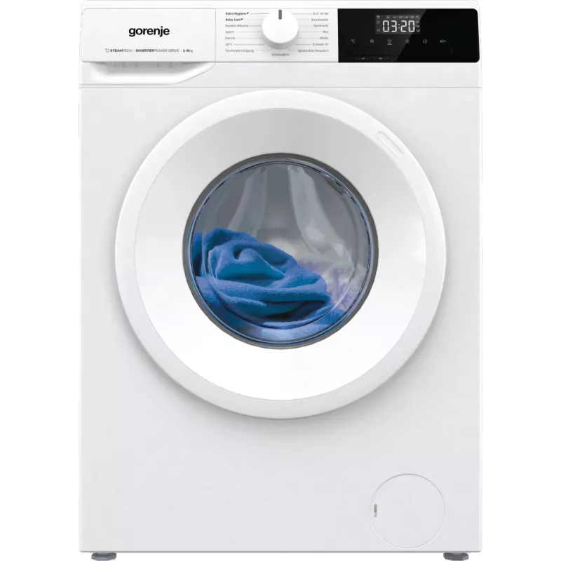 Gorenje WNHPI62SCPS/DE skalbyklė su priekiniu pakrovimu 6 kg 1200 aps./min. Balta