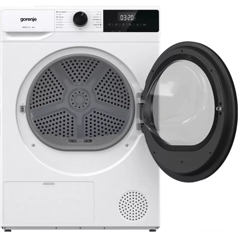 Gorenje DHNE83 džiovinimo mašina Laisvai pastatoma Priekinis pakrovimas 8 kg Balta