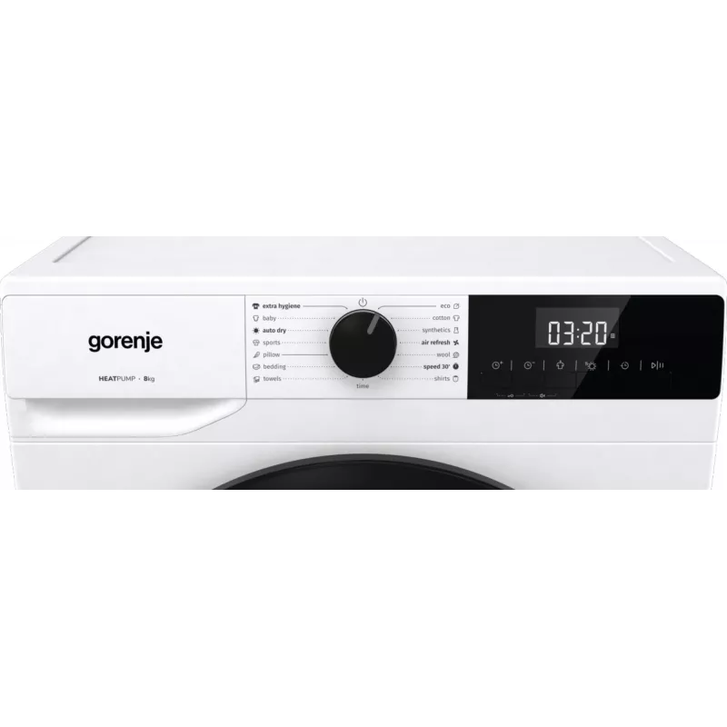 Gorenje DHNE83 džiovinimo mašina Laisvai pastatoma Priekinis pakrovimas 8 kg Balta
