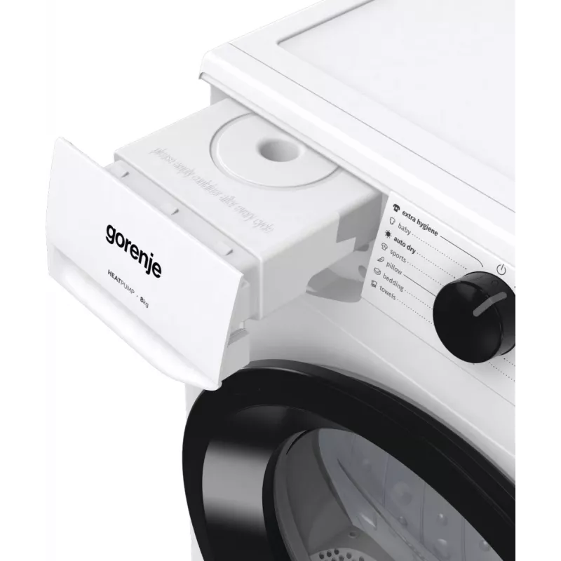Gorenje DHNE83 džiovinimo mašina Laisvai pastatoma Priekinis pakrovimas 8 kg Balta