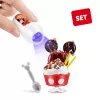 Mini Brands Create Disney Snacks 1 serijos kapsulė, virtuvės rinkinys, 8 m., baterijos įtrauktos, LR44, įvairiaspalvis