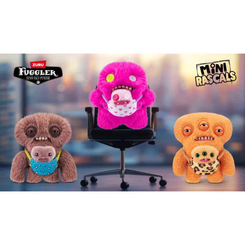 ZURU Fuggler Mini Rascals 9 colių asortimentas 1 serija (Double Trouble)