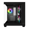 Fortron FSP Geh Mini S140 BA korpusas micro-ATX / M-ITX, ARGB, juodas