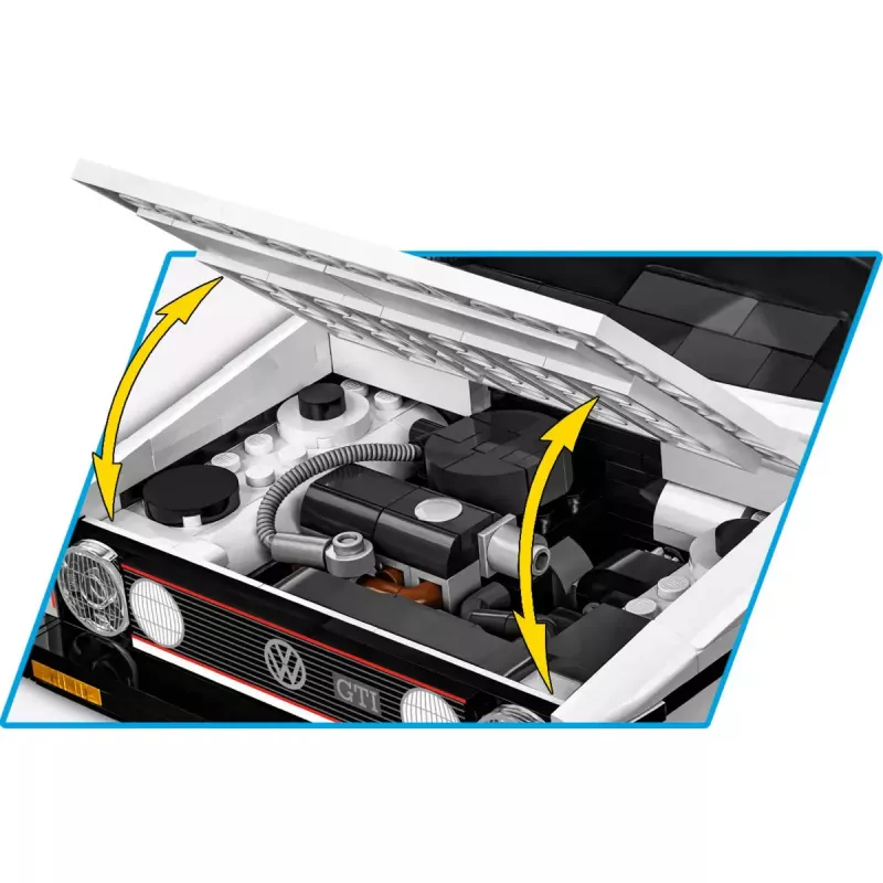 Konstrukcinis modelis Cobi Volkswagen Golf GTI 1976–1983 Executive Edition, mastelis 1:12