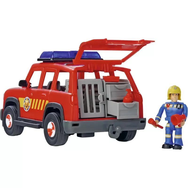 Simba-Dickie Gaisrinis automobilis Fireman Sam – gelbėjimo automobilis vaikų vaidmenų žaidimams