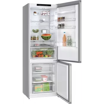 Bosch Serie 4 KGN492IAF laisvai pastatomas šaldytuvas-šaldiklis, 440 L, nerūdijančio plieno