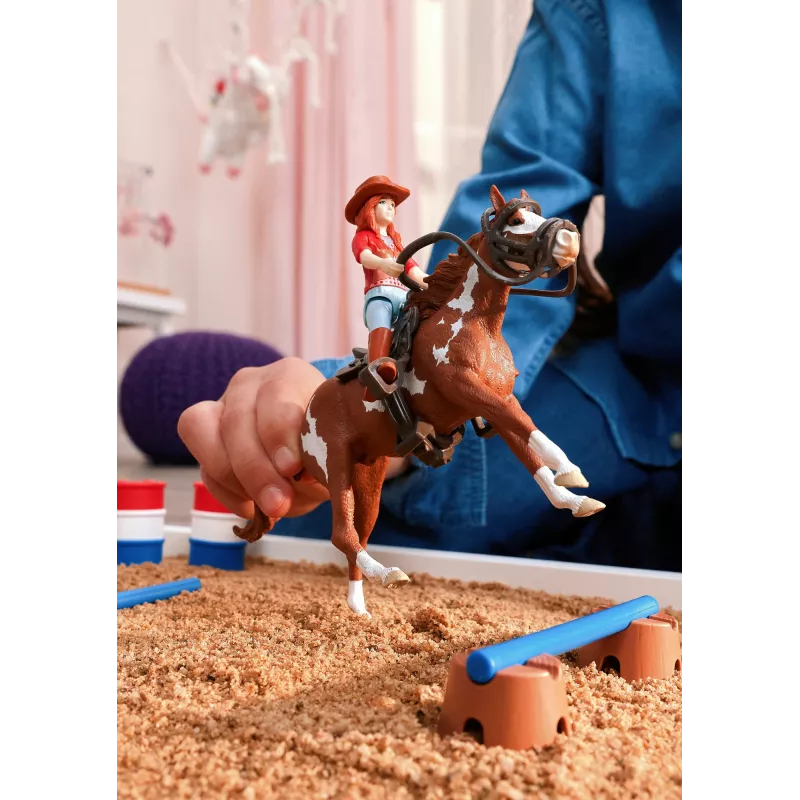 schleich HORSE CLUB Hannah's Vakarų nuotykiai