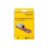 DeLOCK Converter M.2 Key B+M (vyriškas) į RJ45 2,5 Gigabit LAN prievadas