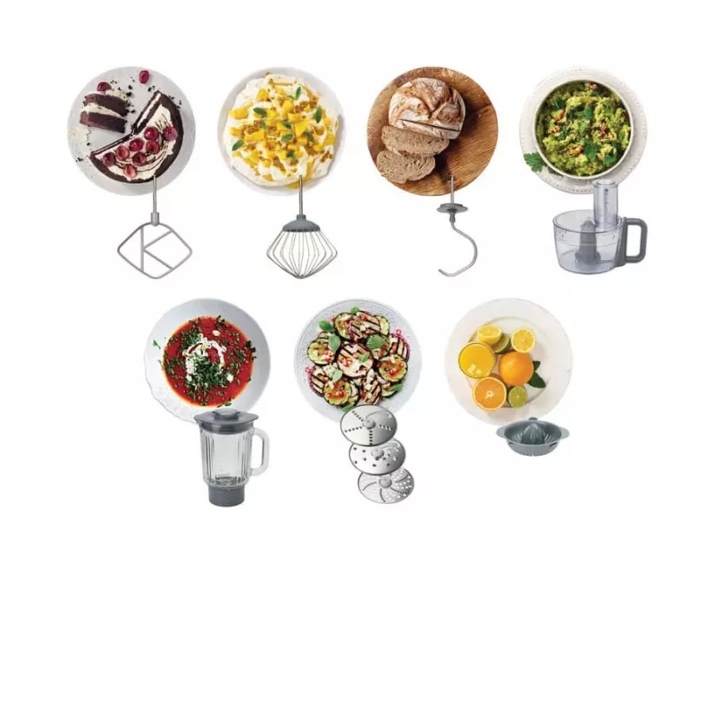 Kenwood Prospero+ White KHC29A.J0WH virtuvės kombainas 1000 W 4,3 L Nerūdijantis plienas, Baltas