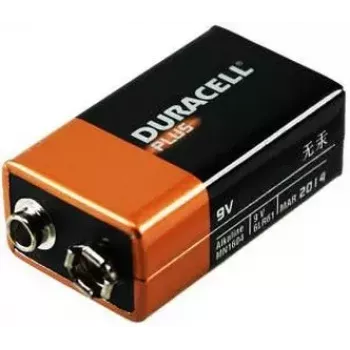 Duracell Plus Power 9V šarminė vienkartinė baterija