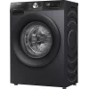 Hisense WD3S8043BB3 skalbyklė su džiovinimo funkcija, laisvai pastatoma, juoda