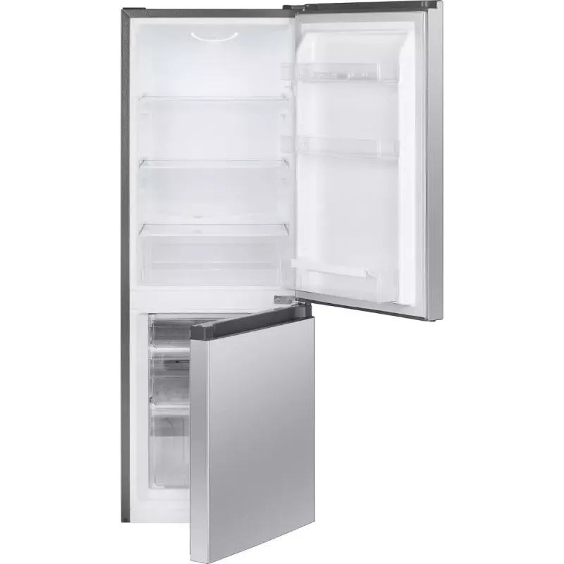 Laisvai pastatomas šaldytuvas BOMANN KG 322.1, 175 L bendras, nerūdijantis plienas, šaldytuvas 122 L + šaldiklis 53 L, D klasė, 39 dB