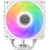 CPU aušintuvas SCYTHE Mugen 6 Dual Fan White ARGB Edition, du 120 mm ventiliatoriai, baltas