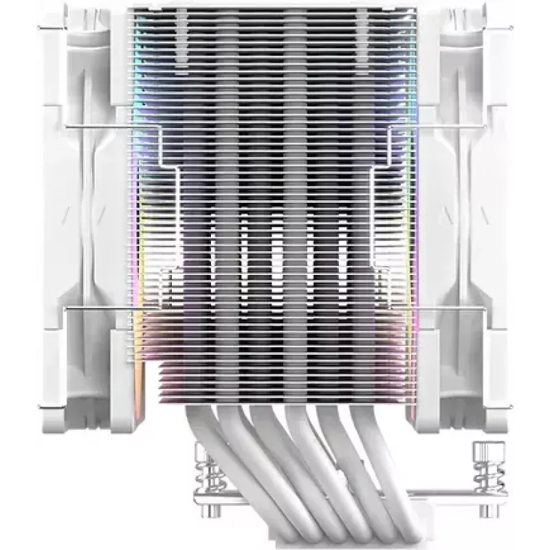 CPU aušintuvas SCYTHE Mugen 6 Dual Fan White ARGB Edition, du 120 mm ventiliatoriai, baltas