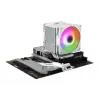 CPU aušintuvas SCYTHE Mugen 6 Dual Fan White ARGB Edition, du 120 mm ventiliatoriai, baltas