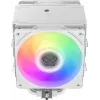 CPU aušintuvas SCYTHE Mugen 6 Dual Fan White ARGB Edition, du 120 mm ventiliatoriai, baltas