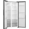 Šaldytuvas su šaldikliu Gorenje NRS917E41X SI, American door, pilkas, 2 durys, jutiklinis, LED