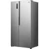 Šaldytuvas su šaldikliu Gorenje NRS917E41X SI, American door, pilkas, 2 durys, jutiklinis, LED
