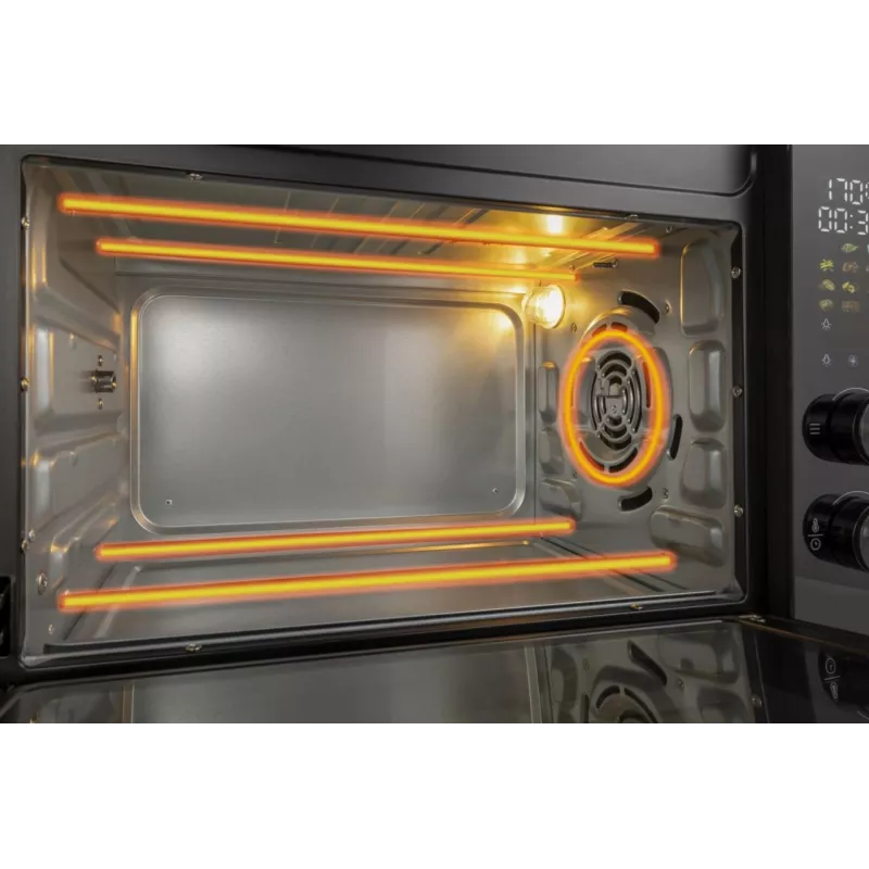 Oro gruzdintuvė Hisense HOM30AF 30 L 1800 W Juoda