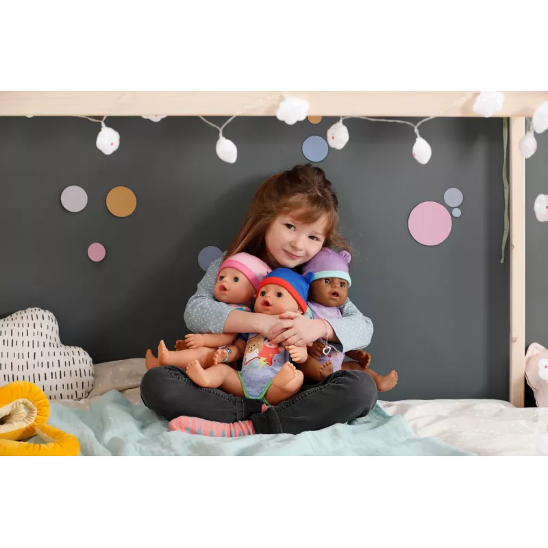 BABY born @ Eva 43 cm lėlė kūdikis, mergaitė, su 10 aksesuarų, įvairiaspalvė