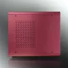 RAIJINTEK METIS PLUS Mini bokštinis kompiuterio korpusas raudonas — Mini-ITX, 1x 3,5 colio vieta, 4x 2,5 colio vietos, 120 mm ventiliatoriai