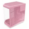 HYTE Y70 Milk Midi Tower PC korpusas, rožinis – palaiko 120/140 mm ventiliatorius, 2,5 colio ir 3,5 colio diskus, maitinimo šaltinį apačioje, 320×470×470 mm