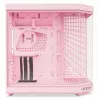 HYTE Y70 Milk Midi Tower PC korpusas, rožinis – palaiko 120/140 mm ventiliatorius, 2,5 colio ir 3,5 colio diskus, maitinimo šaltinį apačioje, 320×470×470 mm