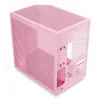 HYTE Y70 Milk Midi Tower PC korpusas, rožinis – palaiko 120/140 mm ventiliatorius, 2,5 colio ir 3,5 colio diskus, maitinimo šaltinį apačioje, 320×470×470 mm