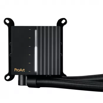 ASUS ProArt LC 240 skysčio aušintuvas, 240 mm radiatorius, 120 mm ventiliatoriai, juodas, palaiko LGA1700/AM5/AM4/115x/1200