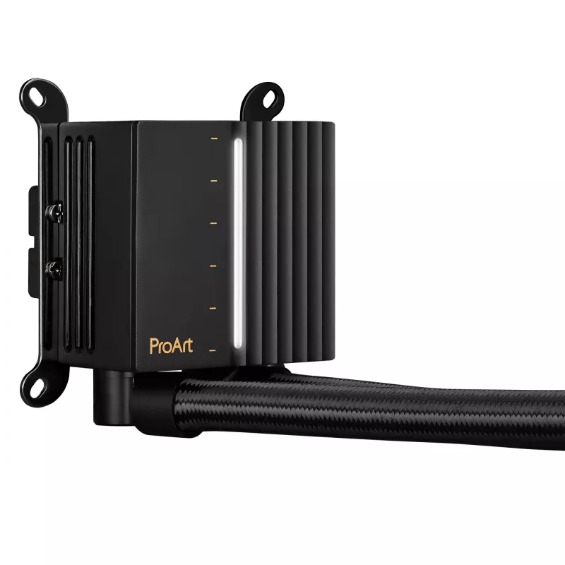ASUS ProArt LC 240 skysčio aušintuvas, 240 mm radiatorius, 120 mm ventiliatoriai, juodas, palaiko LGA1700/AM5/AM4/115x/1200