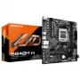 GIGABYTE B840M H pagrindinė plokštė - AMD Ryzen 9000 procesoriams, 5+2+2 fazių VRM, iki 7200MHz DDR5 (OC), 1xPCIe 4.0 M.2, 1GbE LAN, USB 3.2 Gen 1