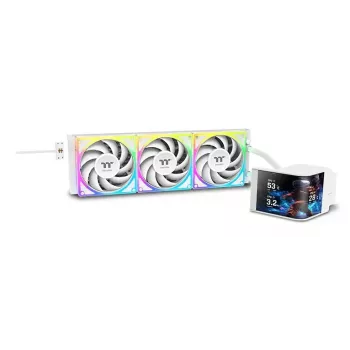 Thermaltake MAGCurve 360 Ultra Snow skystu aušintuvas procesoriui su ARGB ventiliatoriais