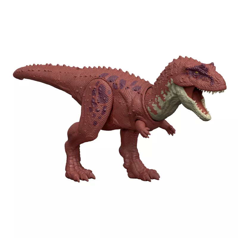 Jurassic World Rebirth Laukinis Riaumojantis Aucasaurus Dinozaurų Žaislas, Uodegos Valdoma Ataka, Krimtimas ir Garsas