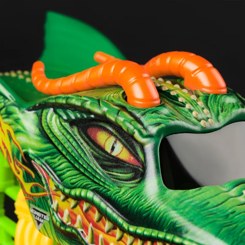 Monster Jam oficialus Drakono monstrų sunkvežimis, kolekcinis liejimo modelis, 1:24 mastelis, žaislas vaikams nuo 3 metų