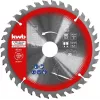 Pjūklelių diskų rinkinys Einhell-KWB 584795, Ø165 mm, anga 20 mm, 3 vnt., skirtas medžio drožlių plokštėms, kietmedžiui, fanerai, plastikui, spygliuočiams