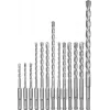 SDS Plus gręžtų rinkinys KWB 240280, 12 vnt.