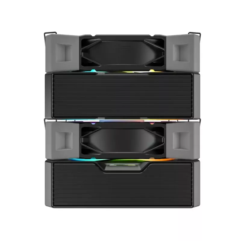 Aušintuvas CPU Montech NX600 ARGB, juodas, 120 mm ventiliatorius, ARBG apšvietimas