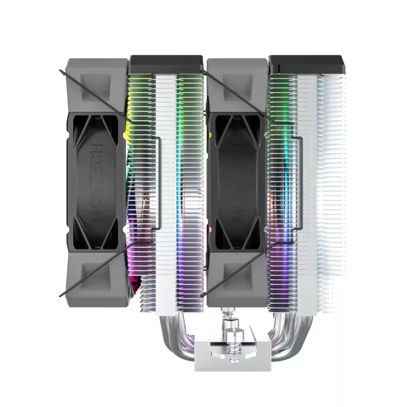 Aušintuvas CPU Montech NX600 ARGB, juodas, 120 mm ventiliatorius, ARBG apšvietimas