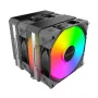 Aušintuvas CPU Montech NX600 ARGB, juodas, 120 mm ventiliatorius, ARBG apšvietimas