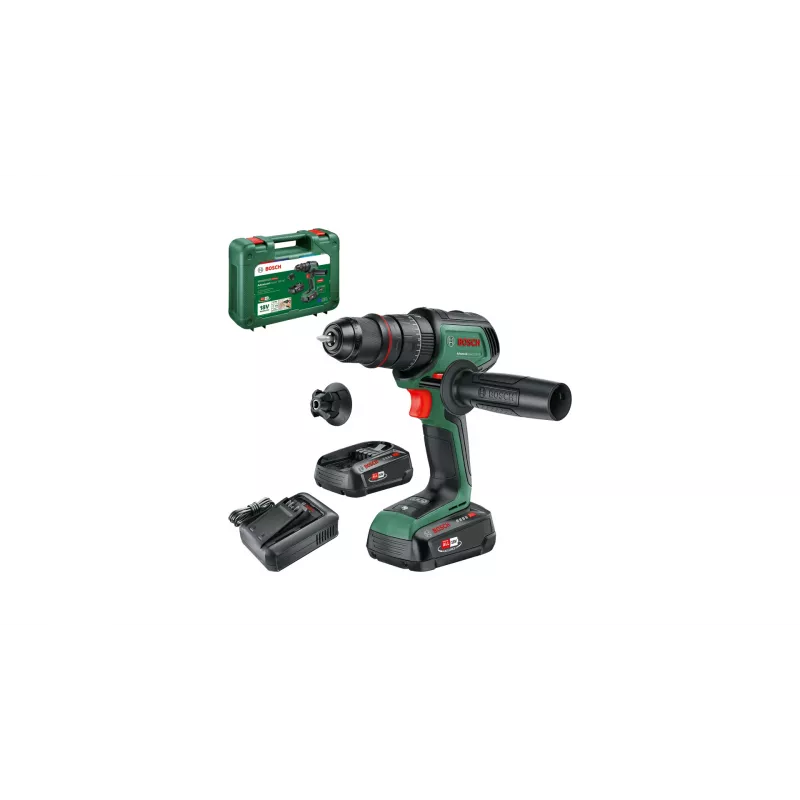 Bosch AdvancedImpact 18V-80 QuickSnap gręžtuvas-suktuvas, 1950 aps./min., be rakto, juodas/žalias, 890 g