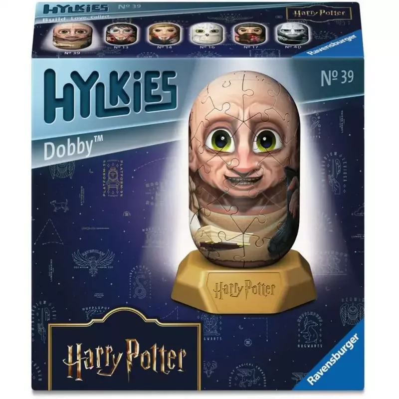3D dėlionė Ravensburger Hylkies Harry Potter Dobby, putplasčio detalės, surenkama figūrėlė
